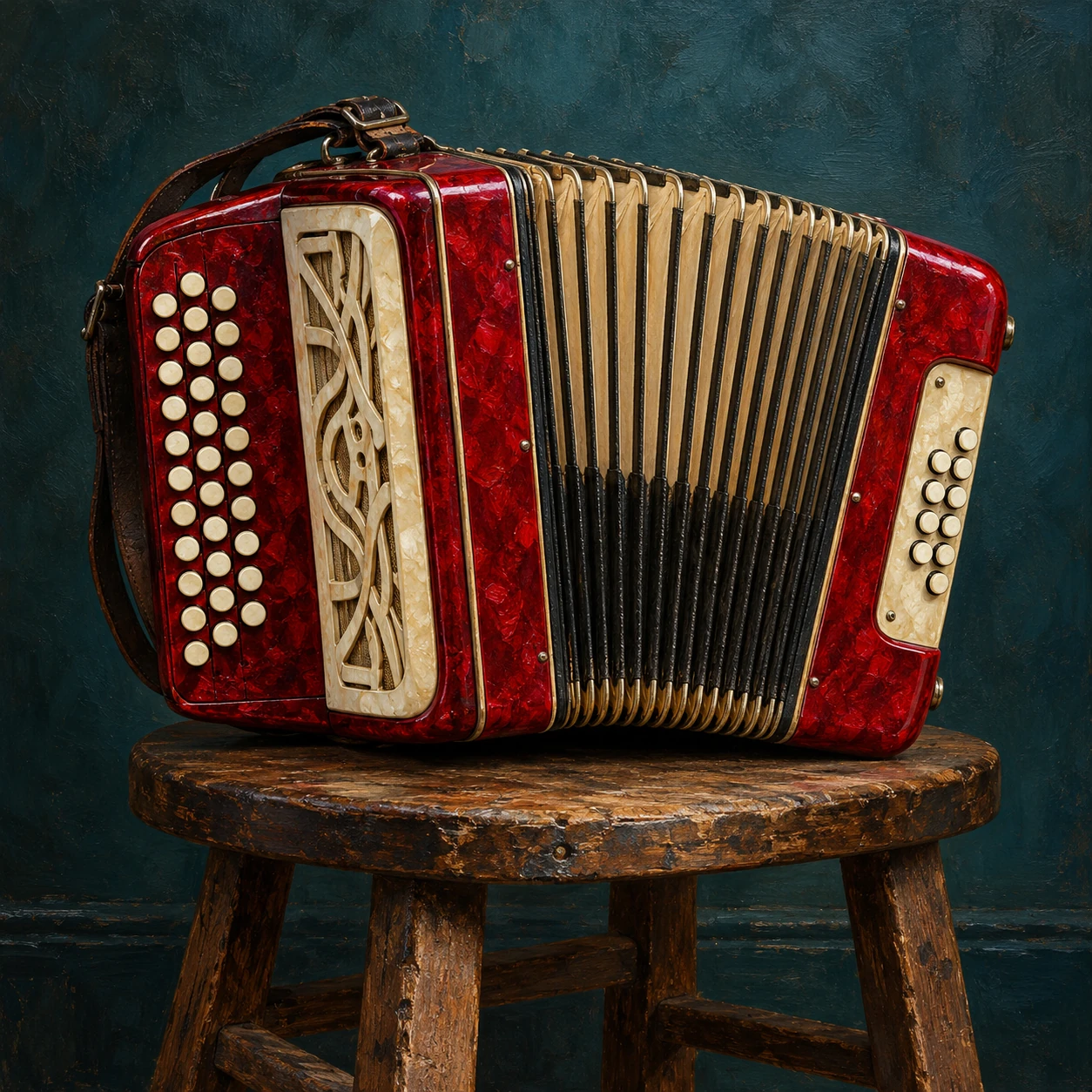 Accordion in oil
